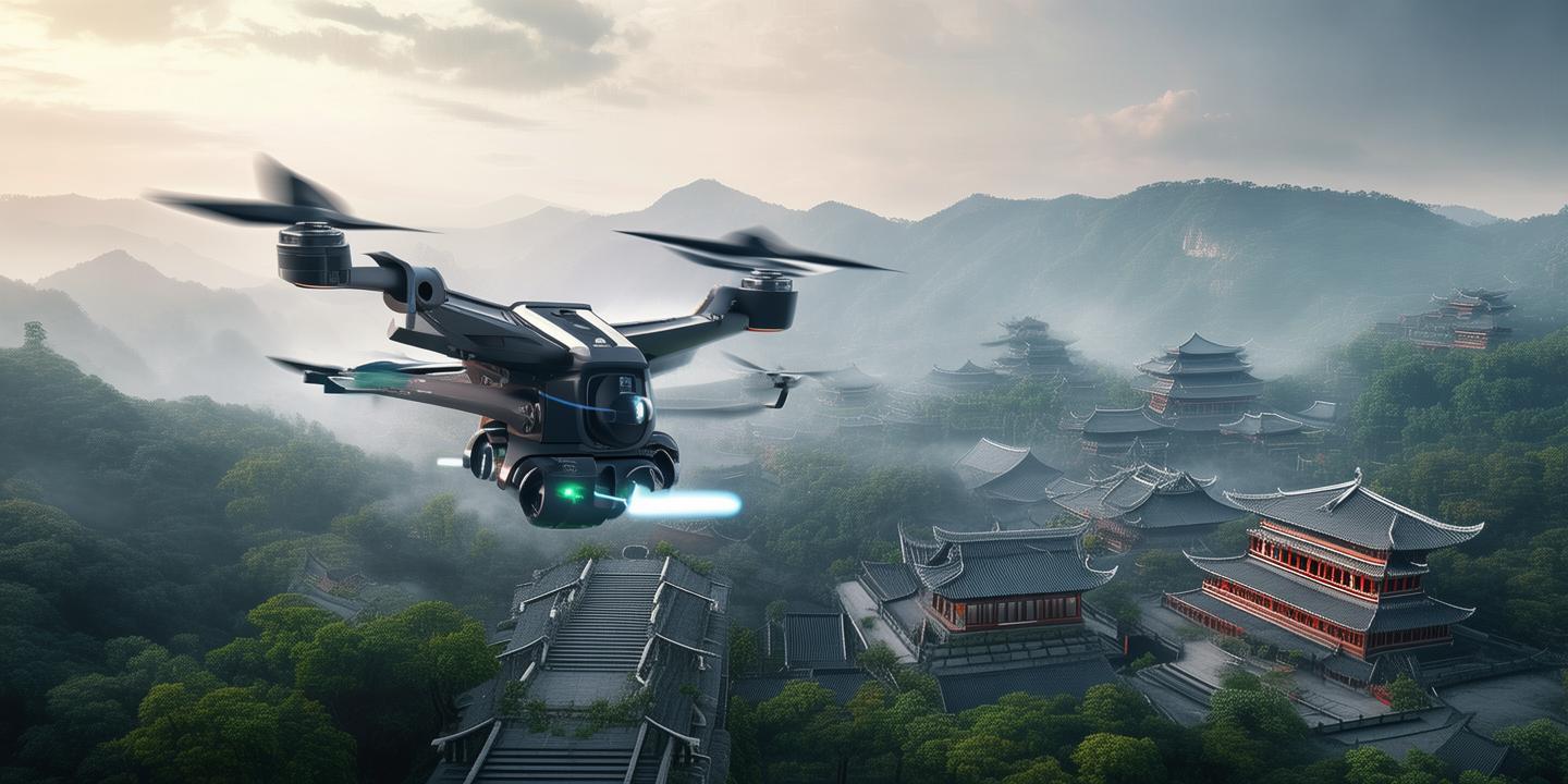 浑源悬空寺数字孪生系统开放,全球网友可在线操控勘探无人机
